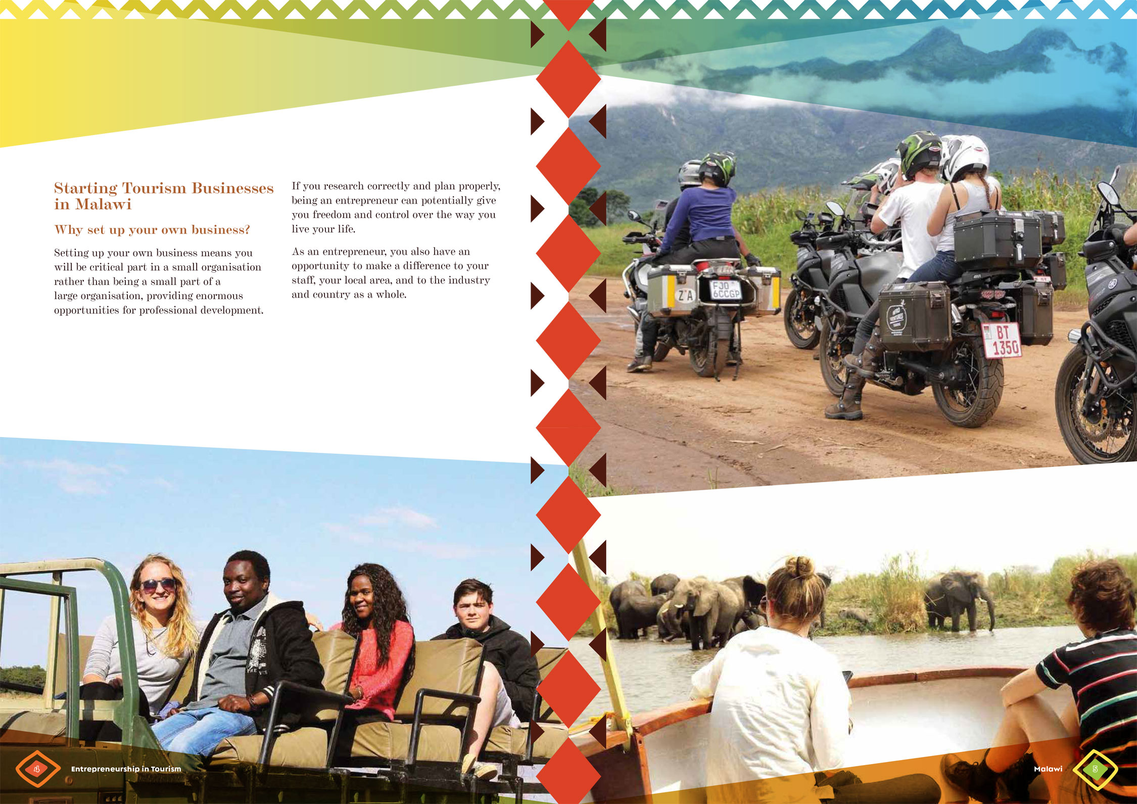 Art direction Malawi Brochure