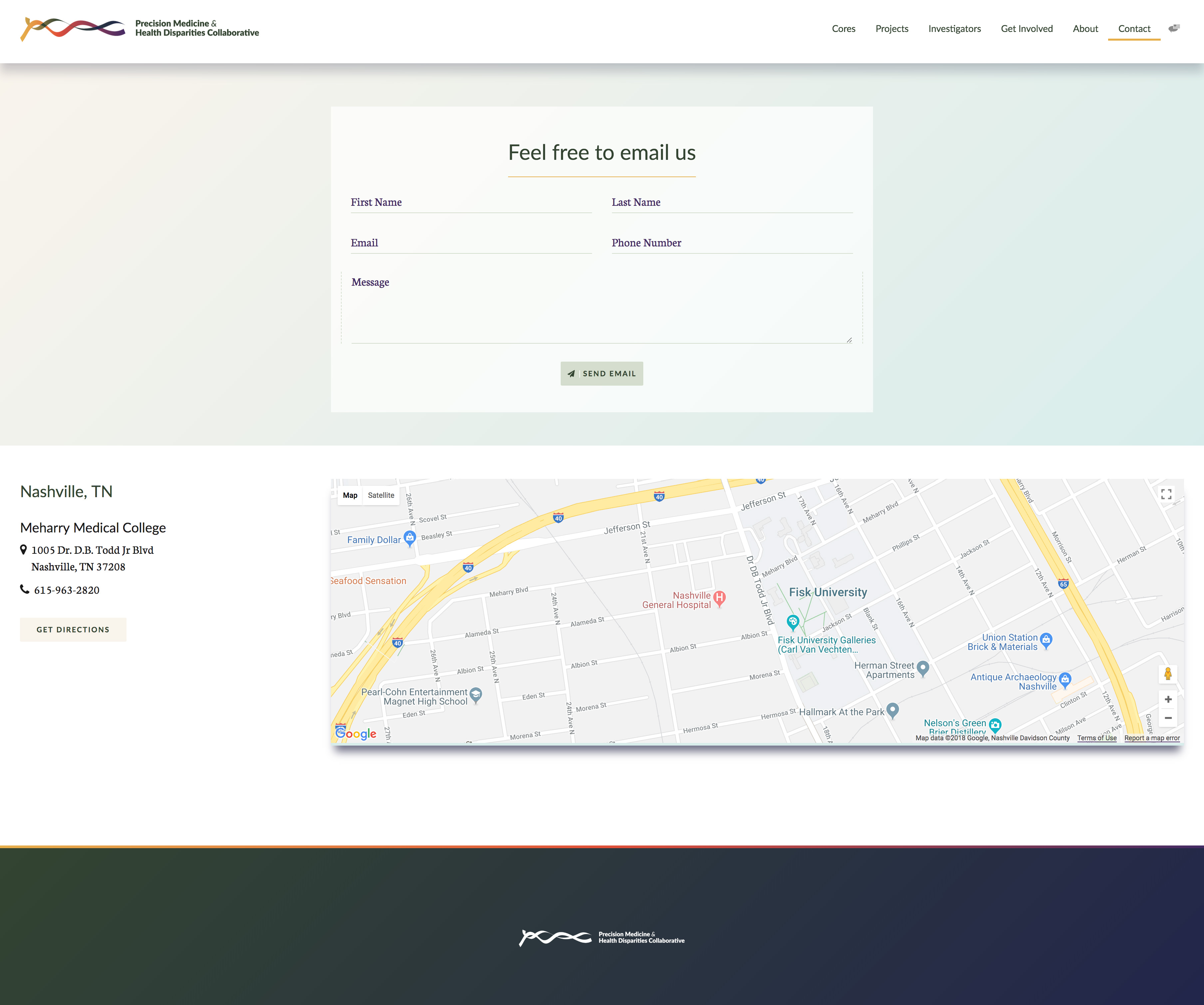 UX & UI and Web design for Vanderbilt-Miami-Meharry