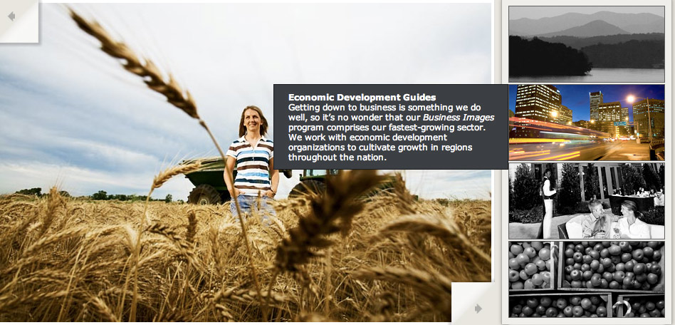 Art direction and web design for a media firm's Drupal website