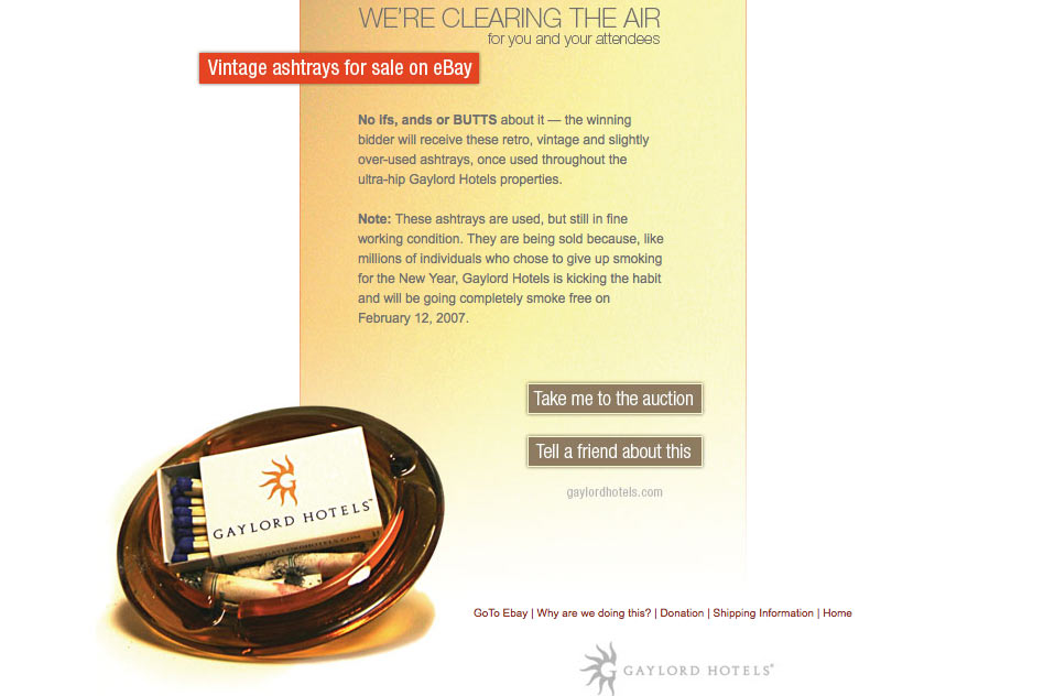 Art direction for Gaylord Hotels