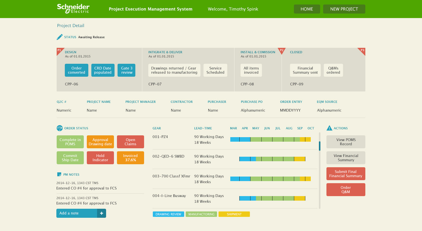 UX & UI and Web design for Schneider Electric