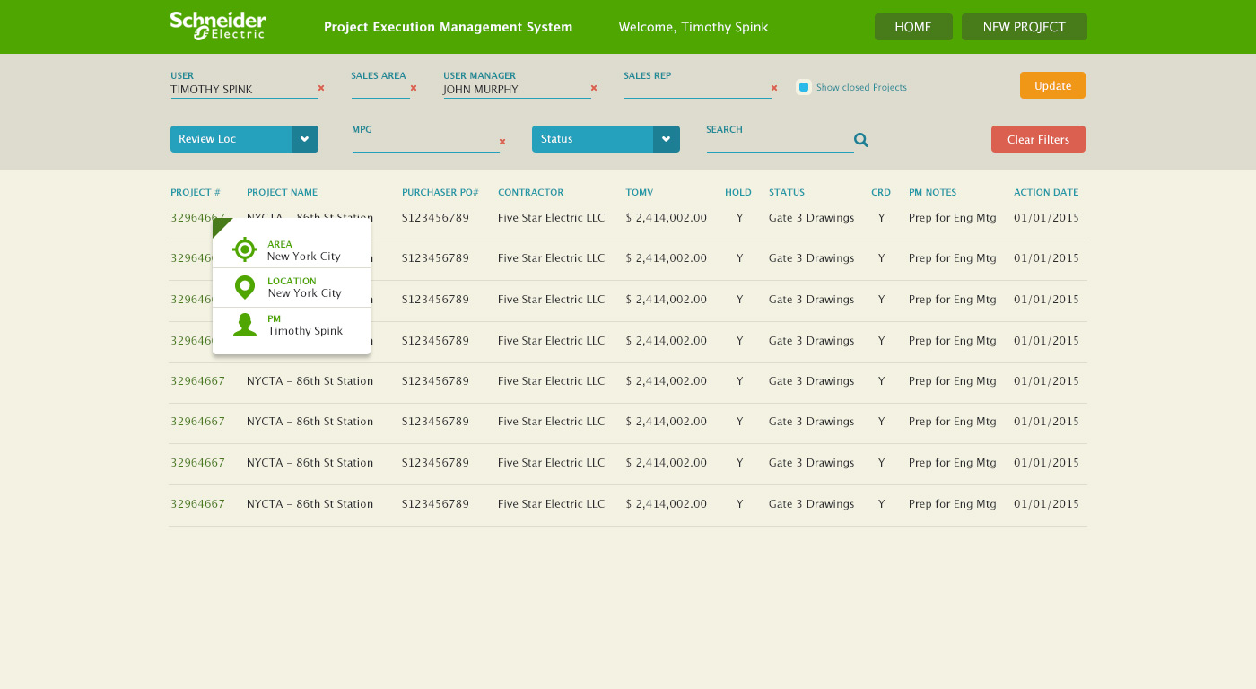 UX & UI and Web design for Schneider Electric