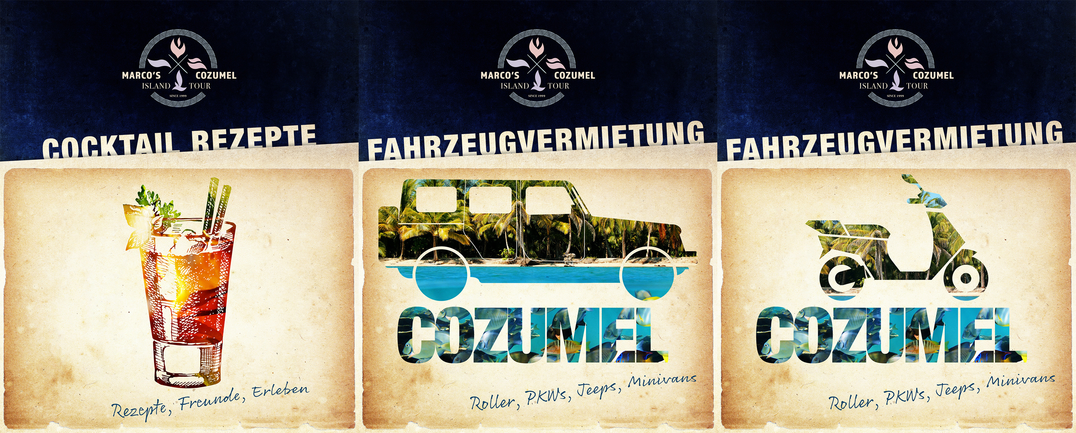 Graphic design for Watersports Mexico